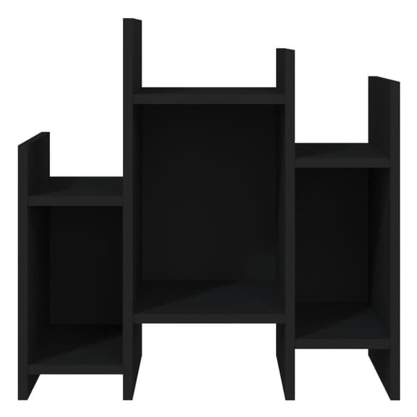 vidaXL sideskab 60x26x60 cm spånplade sort
