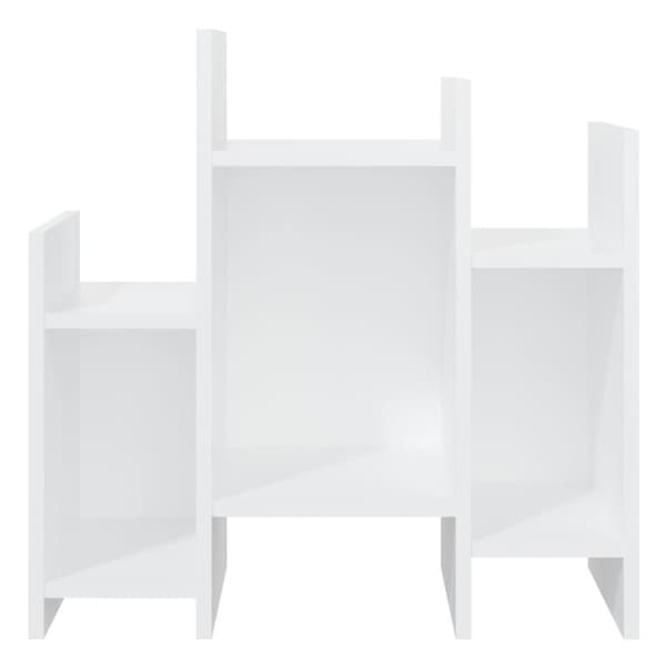 vidaXL Sidobord vit 60x26x60 cm spånskiva