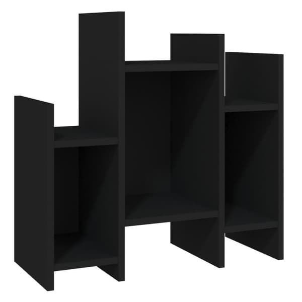 vidaXL Sideskap svart 60x26x60 cm sponplate