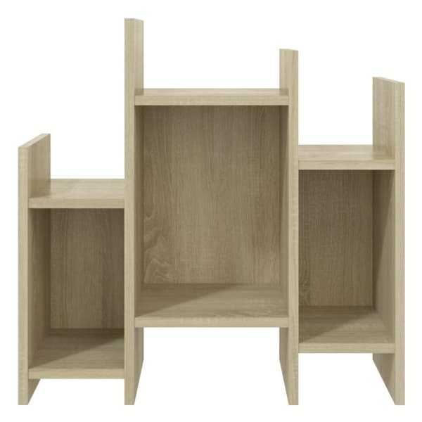 vidaXL sideskab 60x26x60 cm spånplade sonoma-eg