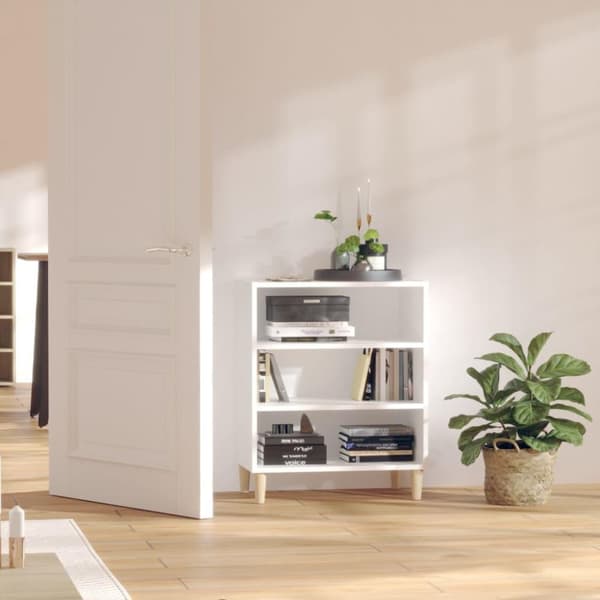 vidaXL Skänk vit 57x35x70 cm spånskiva