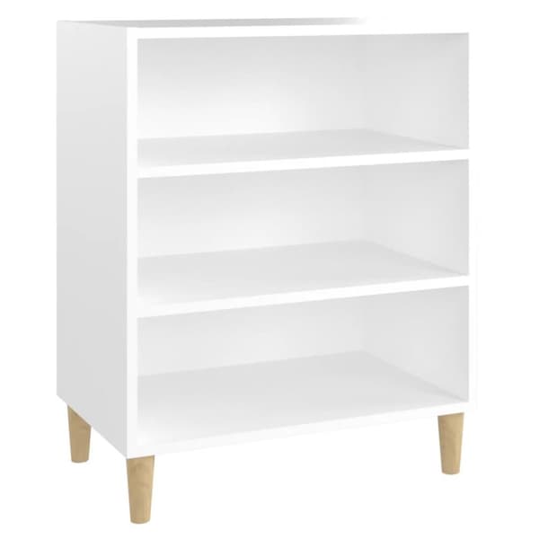 vidaXL Skänk vit 57x35x70 cm spånskiva