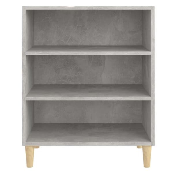 vidaXL Senkki betoninharmaa 57x35x70 cm lastulevy