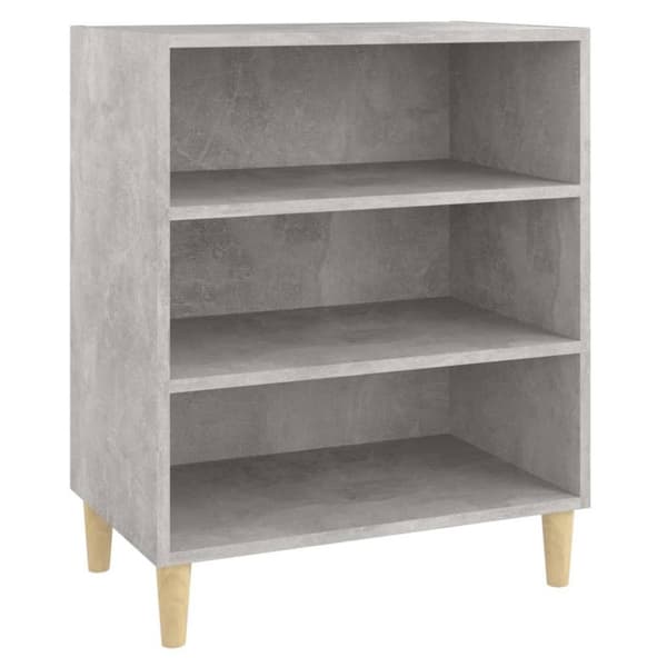 vidaXL Senkki betoninharmaa 57x35x70 cm lastulevy