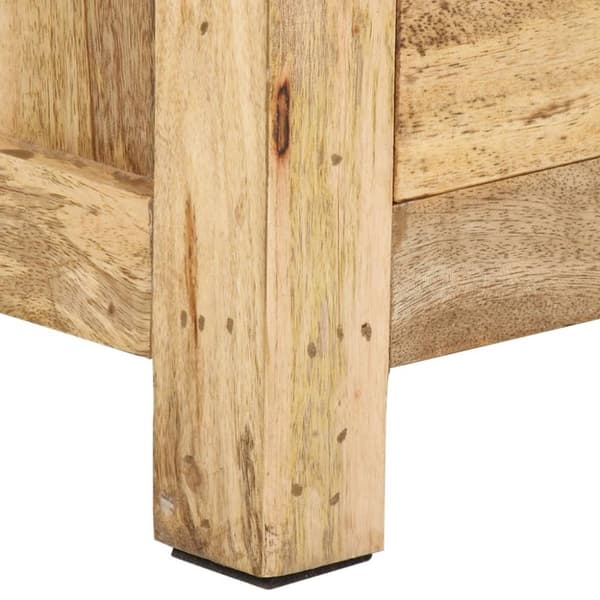 vidaXL sengebord 45x35x60 cm massivt mangotræ