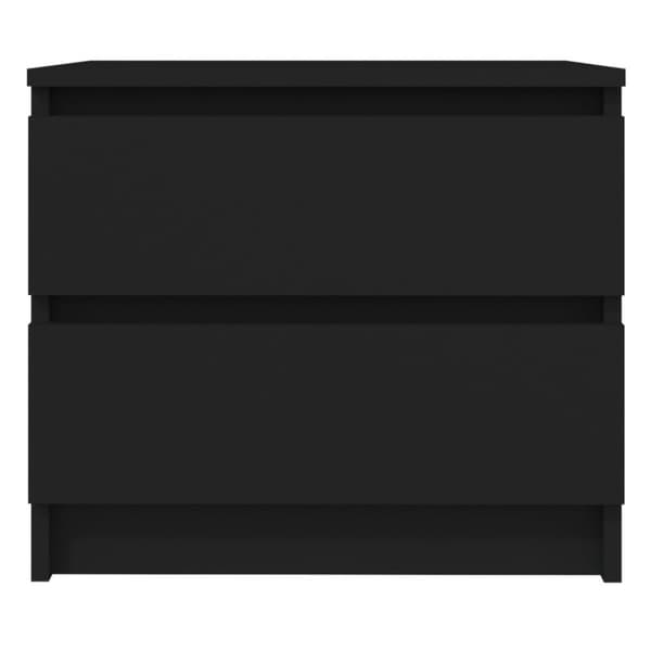 vidaXL sengeskab 50x39x43,5 cm spånplade sort