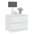 Miniatyrbillede 3 af 8: vidaXL sengeskab 50x39x43,5 cm spånplade hvid
