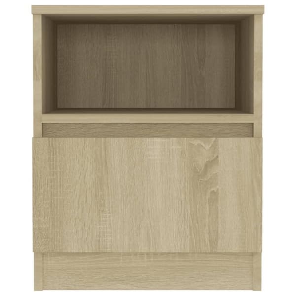 vidaXL Nattbord 2 stk sonoma eik 40x40x50 cm sponplate