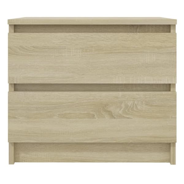 vidaXL Yöpöytä Sonoma-tammi 50x39x43,5 cm lastulevy