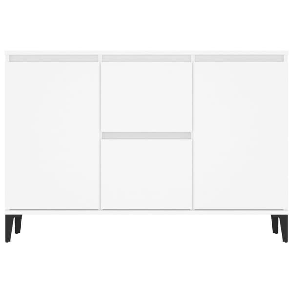 vidaXL skænk 104x35x70 cm spånplade hvid