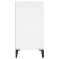 Miniatyrbillede 6 af 9: vidaXL skænk 104x35x70 cm spånplade hvid