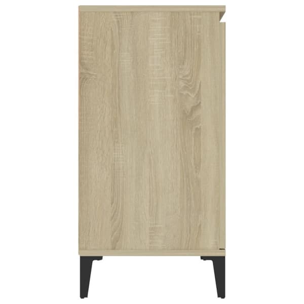 vidaXL Skjenk sonoma eik 104x35x70 cm sponplate