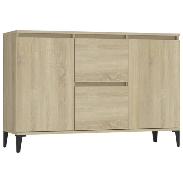 vidaXL Skjenk sonoma eik 104x35x70 cm sponplate