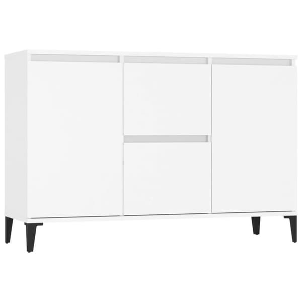 vidaXL Skjenk hvit 104x35x70 cm sponplate