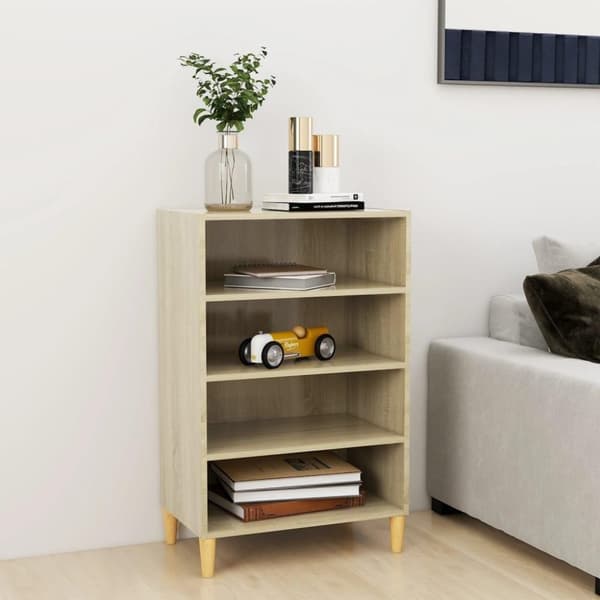 vidaXL Skänk sonoma-ek 57x35x90 cm spånskiva