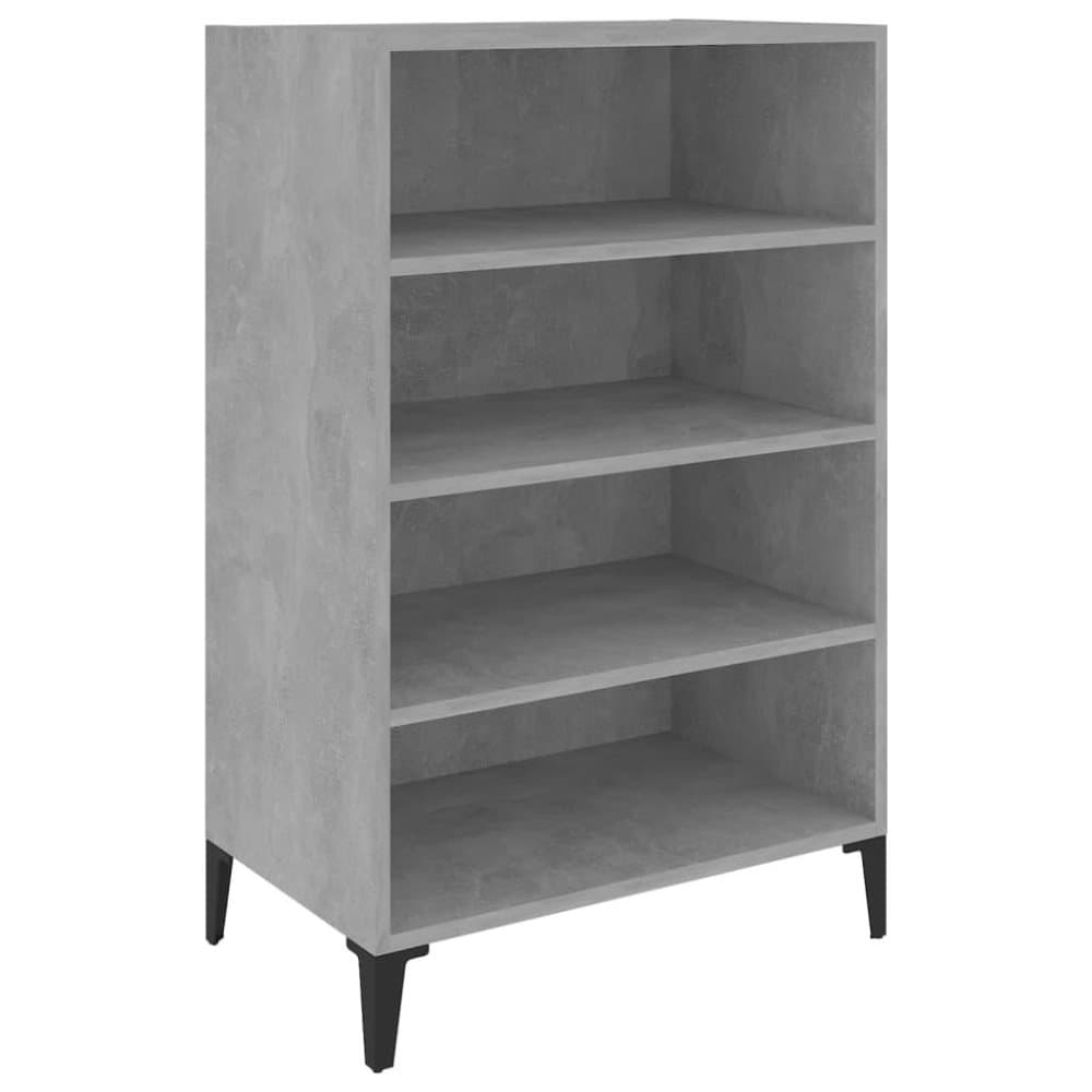 vidaXL Skänk betonggrå 57x35x90 cm spånskiva