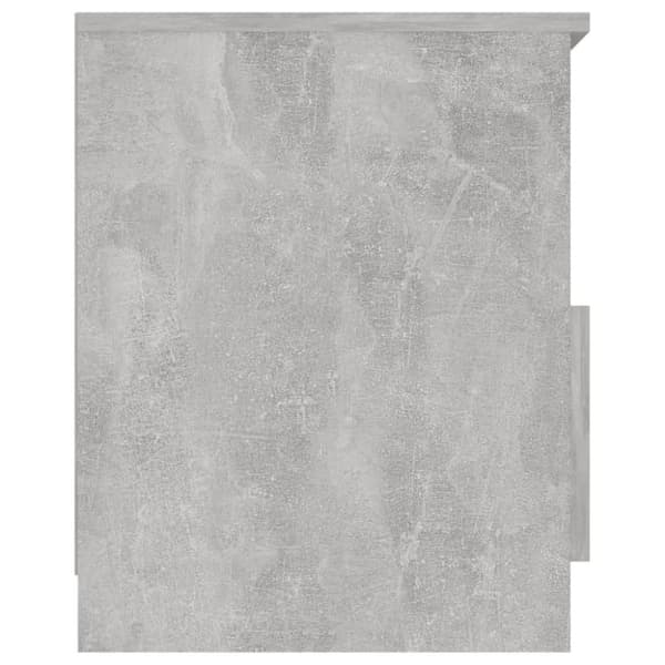 vidaXL Sängbord betonggrå 40x40x50 cm spånskiva