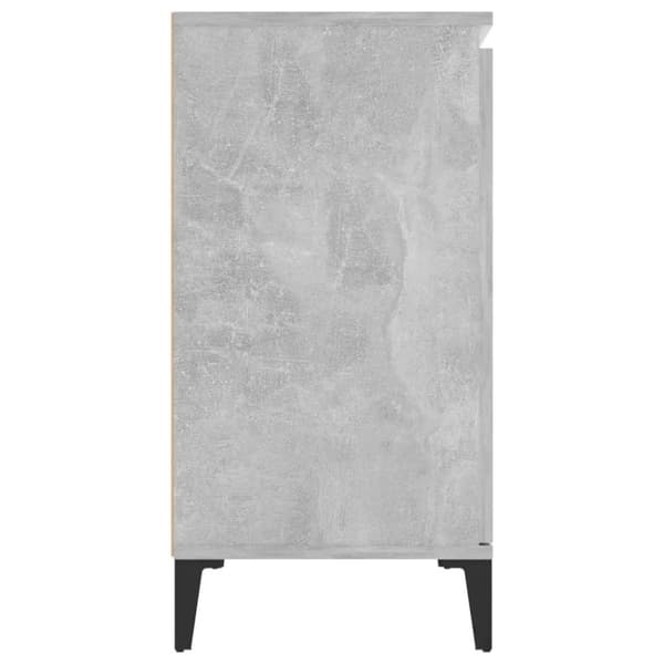 vidaXL Senkki betoninharmaa 104x35x70 cm lastulevy