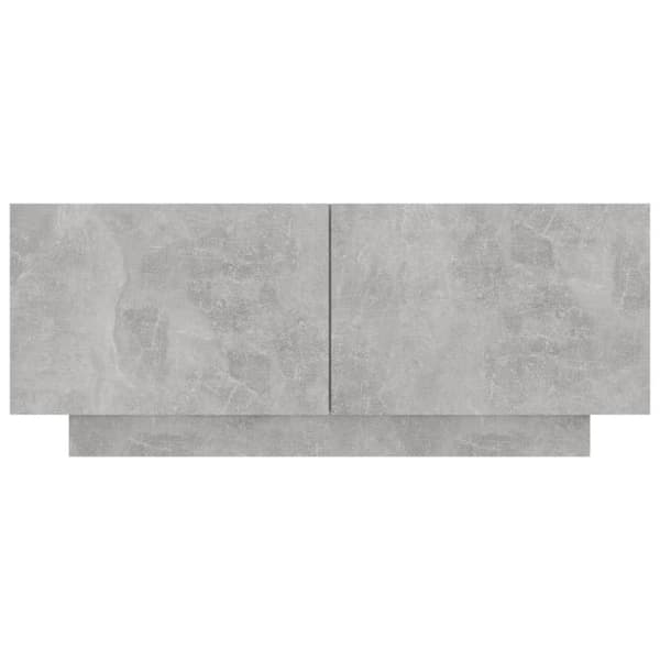vidaXL Yöpöytä betoninharmaa 100x35x40 cm lastulevy