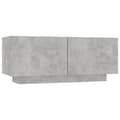 Pikkukuva 1 / 10: vidaXL Yöpöytä betoninharmaa 100x35x40 cm lastulevy