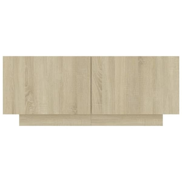 vidaXL sengeskab 100x35x40 cm spånplade sonoma-eg