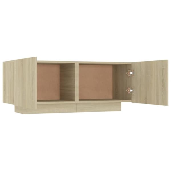 vidaXL sengeskab 100x35x40 cm spånplade sonoma-eg