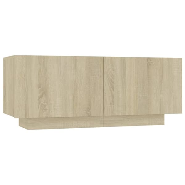 vidaXL sengeskab 100x35x40 cm spånplade sonoma-eg