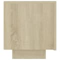 Miniatyrbilde 7 av 10: vidaXL Nattbord sonoma eik 100x35x40 cm sponplate