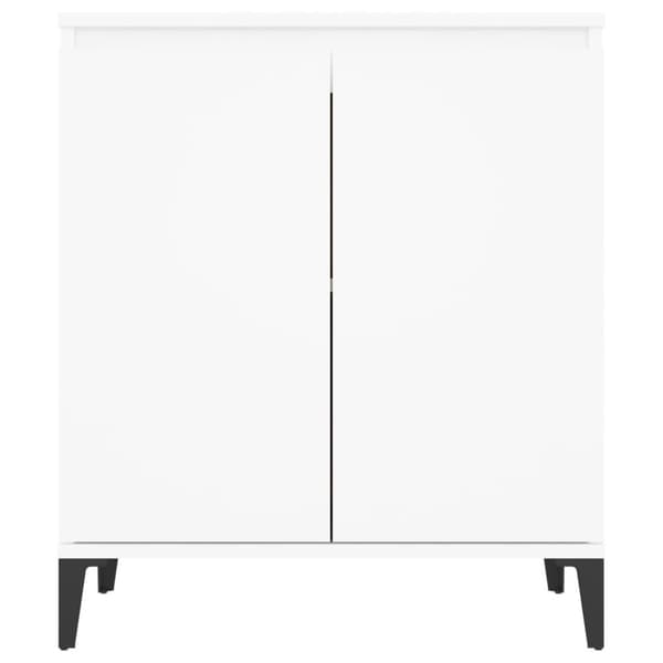 vidaXL skænk 60x35x70 cm spånplade hvid