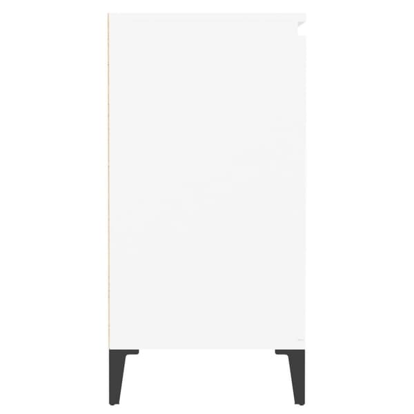vidaXL skænk 60x35x70 cm spånplade hvid