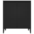 Miniatyrbilde 5 av 10: vidaXL Skjenk svart 60x35x70 cm sponplate