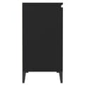 Miniatyrbilde 6 av 10: vidaXL Skjenk svart 60x35x70 cm sponplate