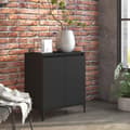 Miniatyrbilde 9 av 10: vidaXL Skjenk svart 60x35x70 cm sponplate