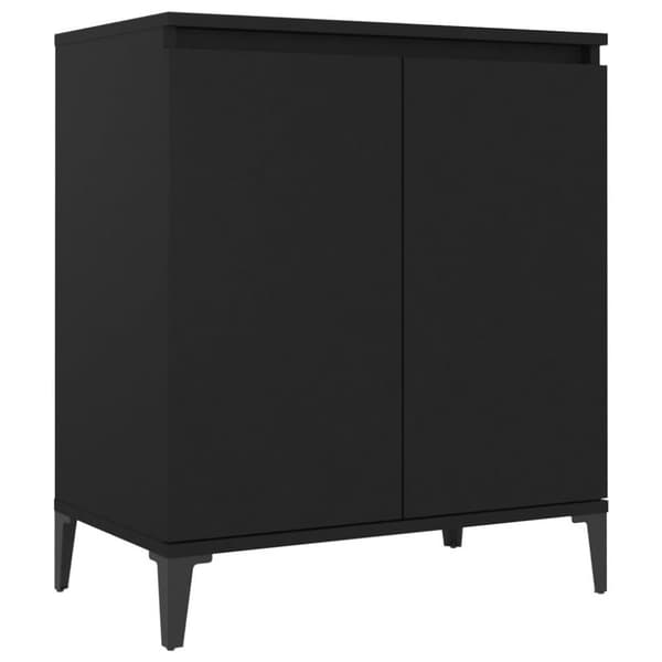 vidaXL Senkki musta 60x35x70 cm lastulevy