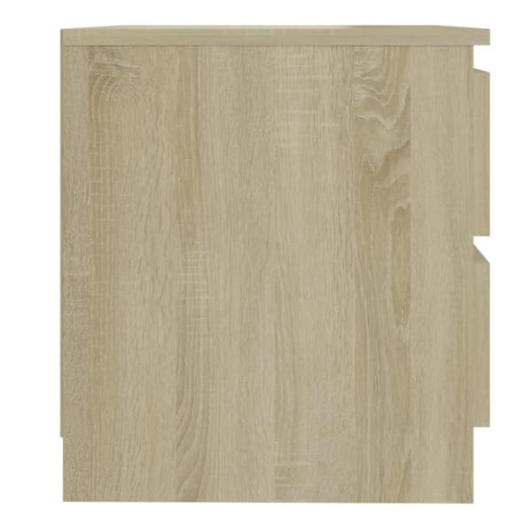 vidaXL Nattbord 2 stk sonoma eik 50x39x43,5 cm sponplate