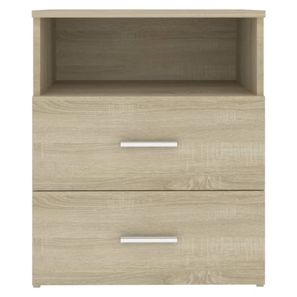 vidaXL Sängbord sonoma-ek 50x32x60 cm