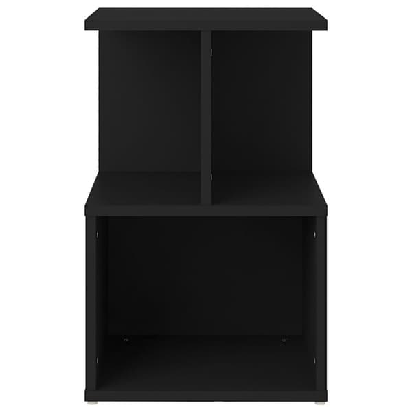vidaXL Sängbord svart 35x35x55 cm spånskiva