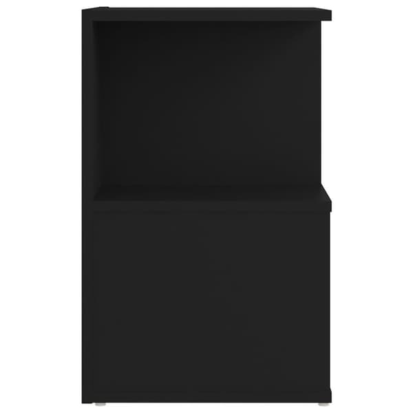 vidaXL Sängbord svart 35x35x55 cm spånskiva