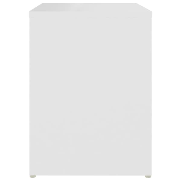 vidaXL sengeskabe 2 stk. 40x30x40 cm spånplade hvid