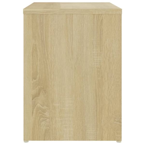 vidaXL Sängbord sonoma ek 40x30x40 cm spånskiva