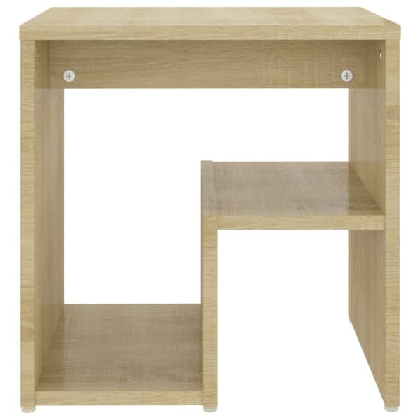 vidaXL Sängbord sonoma ek 40x30x40 cm spånskiva