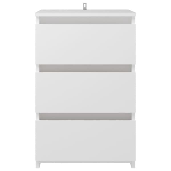 vidaXL sengeskab 40x35x62,5 cm spånplade hvid