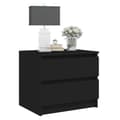 Miniatyrbillede 3 af 7: vidaXL sengeskabe 2 stk. 50x39x43,5 cm spånplade sort