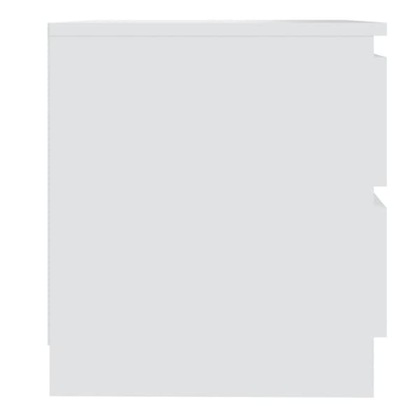 vidaXL Nattbord 2 stk hvit 50x39x43,5 cm sponplate