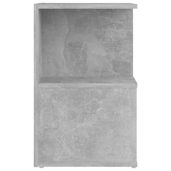 vidaXL Sidoskåp betonggrå 35x35x55 cm spånskiva