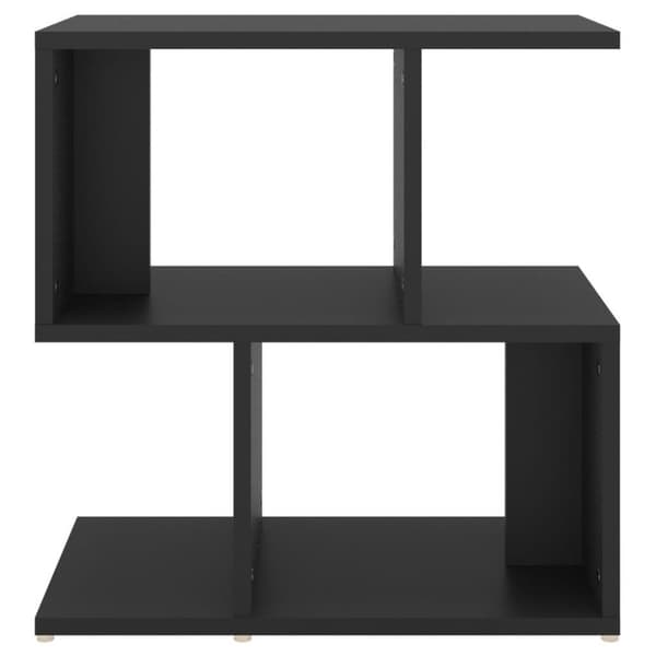 vidaXL Nattbord svart 50x30x51,5 cm sponplate