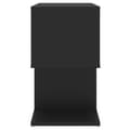 Miniatyrbilde 6 av 9: vidaXL Nattbord svart 50x30x51,5 cm sponplate
