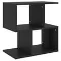 Miniatyrbilde 1 av 9: vidaXL Nattbord svart 50x30x51,5 cm sponplate