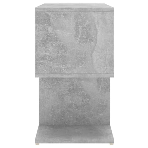 vidaXL Sidoskåp Betonggrå 50x30x51,5 cm spånskiva
