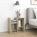 Miniatyrbillede 3 af 9: vidaXL sengeskab 50x30x51,5 cm spånplade sonoma-eg